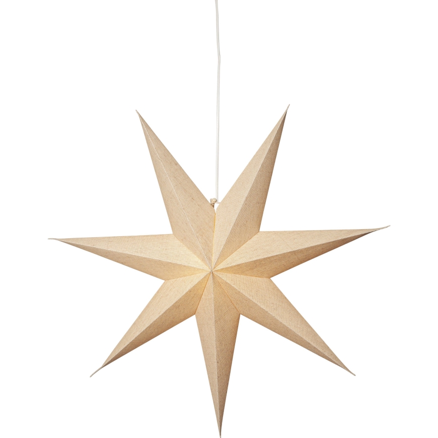 Eglo 411576 - Decorazione natalizia ÉTOILE stella 1xE14/25W/230V 35 cm beige