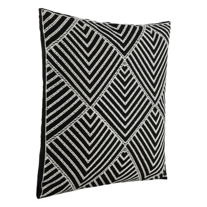 Eglo - Cuscino decorativo 45x45 cm nero/bianco
