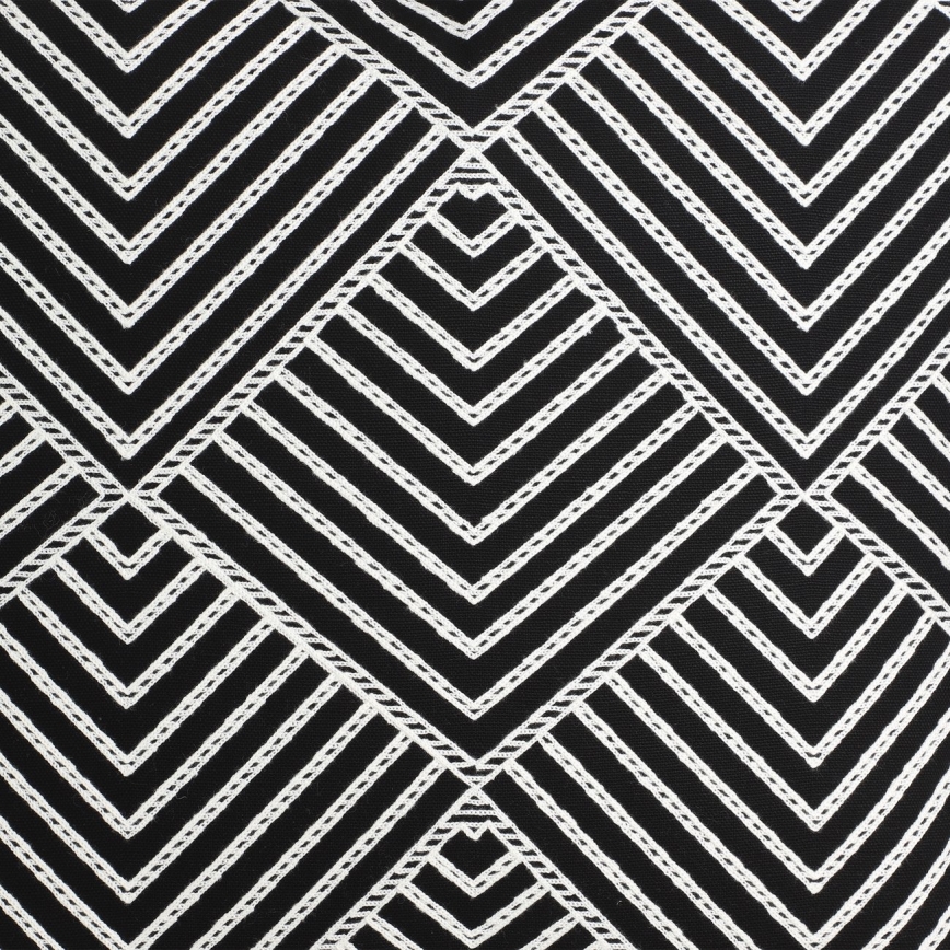 Eglo - Cuscino decorativo 45x45 cm nero/bianco