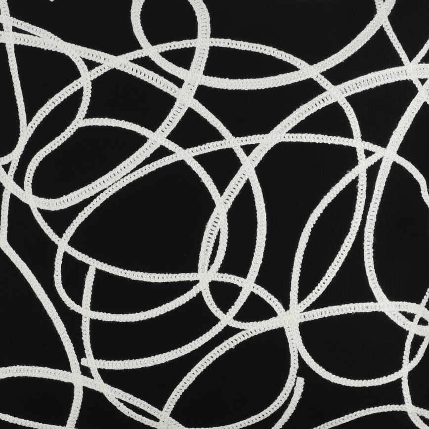 Eglo - Coussin décoratif 45x45 cm noir/blanc