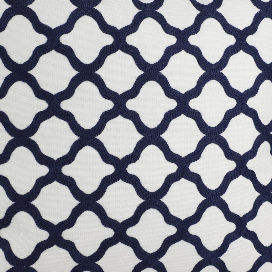 Eglo - Cuscino decorativo 45x45 cm bianco/blu