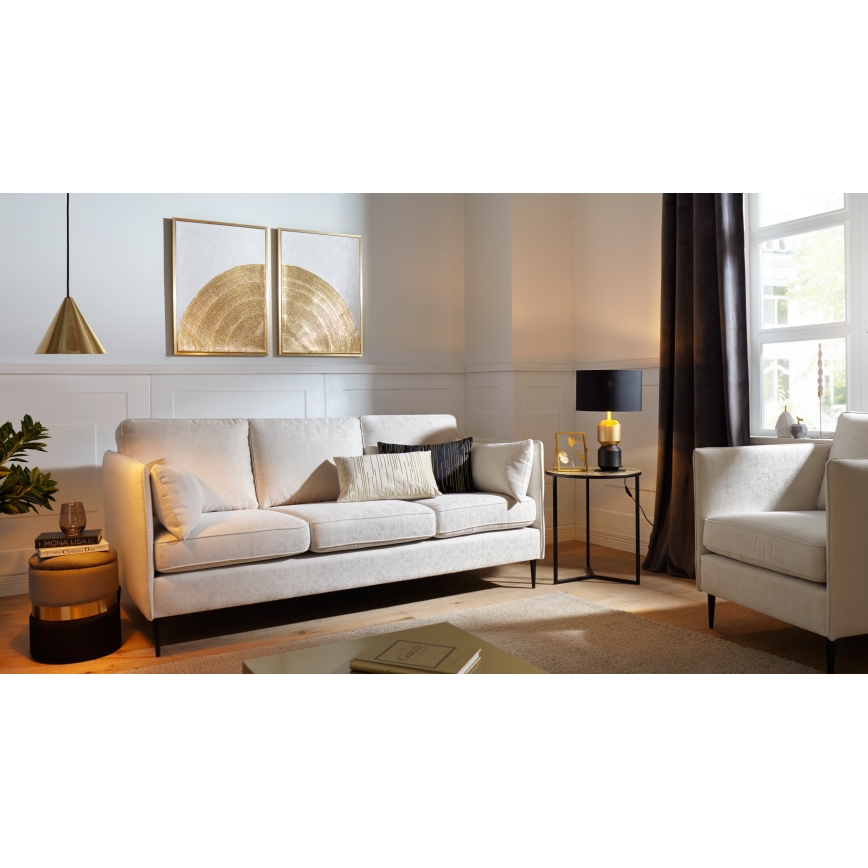 Eglo 420018 - Cuscino decorativo CHEVERY 30x50 cm crema/oro