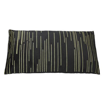 Eglo - Dekoratives Kissen 30x50 cm schwarz/golden