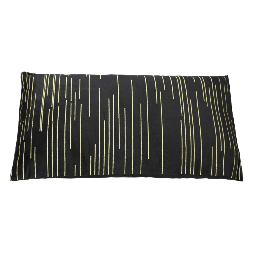Eglo - Dekoratives Kissen 30x50 cm schwarz/golden