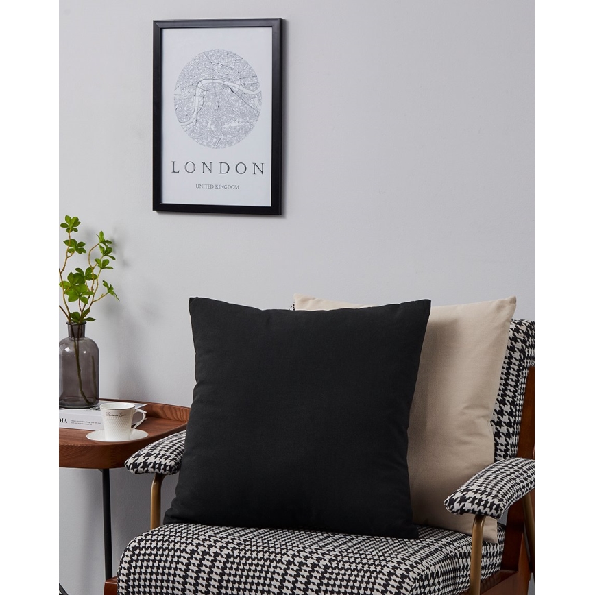 Eglo 420024 - Coussin décoratif ILES 50x50 cm noir