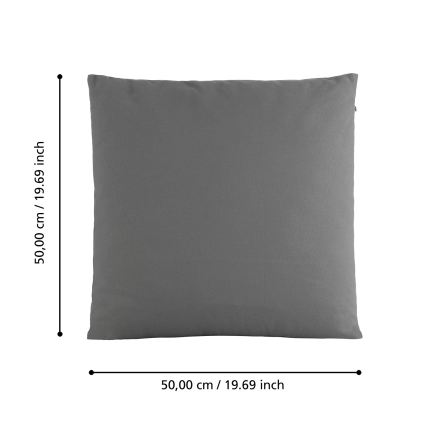 Eglo 420028 - Coussin décoratif ILES 50x50 cm gris