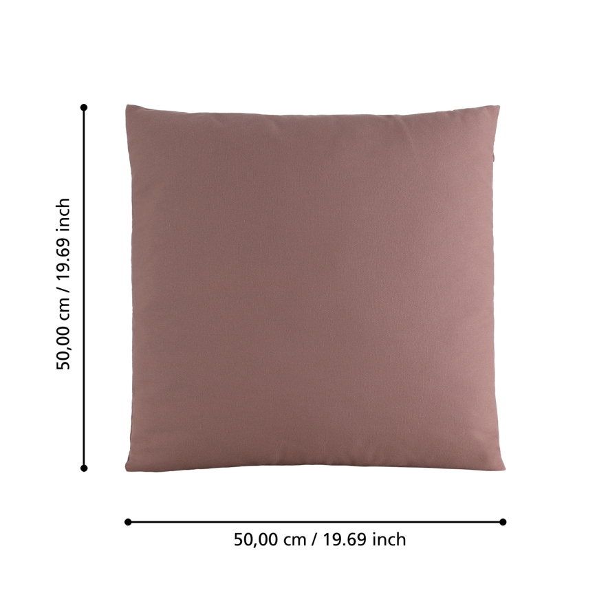 Eglo 420031 - Coussin décoratif ILES 50 x 50 cm, rose