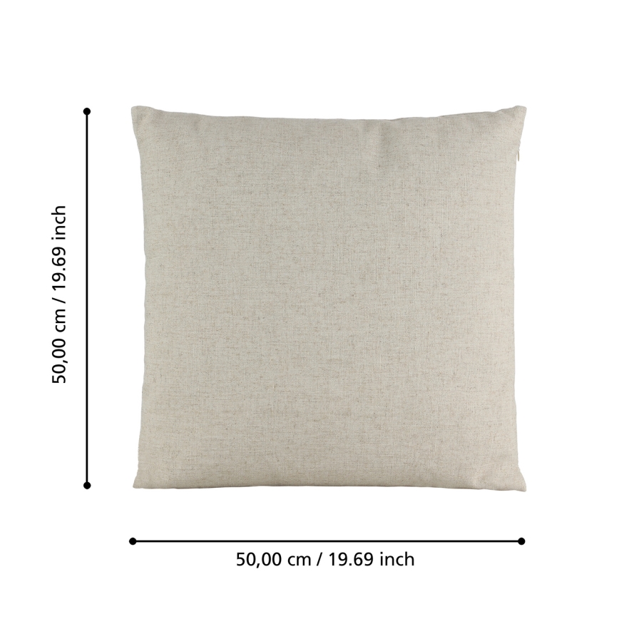 Eglo 420033 - Dekokissen ILES 50x50 cm beige