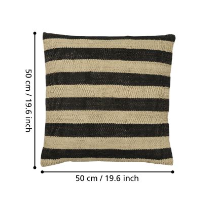 Eglo 420045 - Coussin décoratif CHEVERY 50x50 cm marron