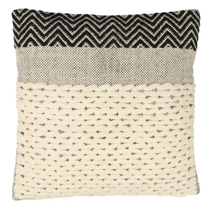 Eglo 420049 - Cuscino decorativo CHEVERY 50x50 cm crema/nero