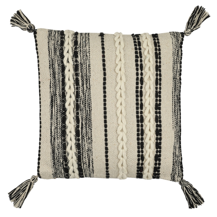 Eglo 420055 - Coussin décoratif CHEVERY 45 x 45 cm crème/noir