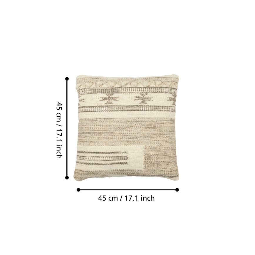 Eglo 420071 - Coussin décoratif CHEVERY 45x45 cm beige