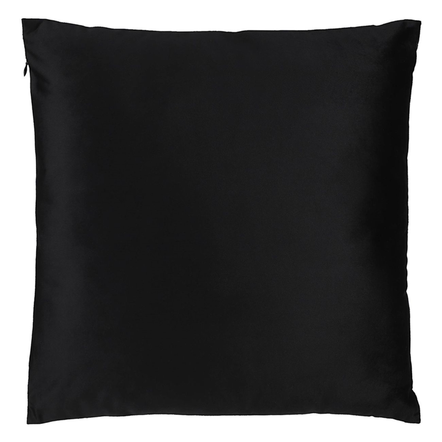 Eglo - Cuscino decorativo 45x45 cm nero/argento