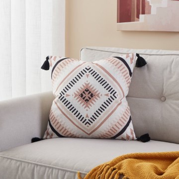 Eglo 420079 - Cuscino decorativo CHEVERY 45x45 cm beige/nero
