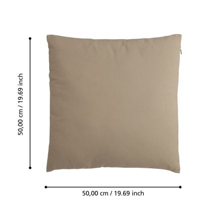 Eglo 420081 - Coussin décoratif ILES 50x50 cm marron