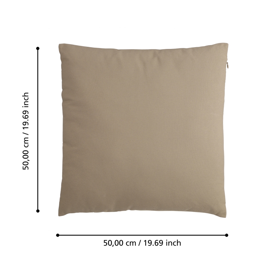 Eglo 420081 - Cuscino decorativo ILES 50x50 cm marrone
