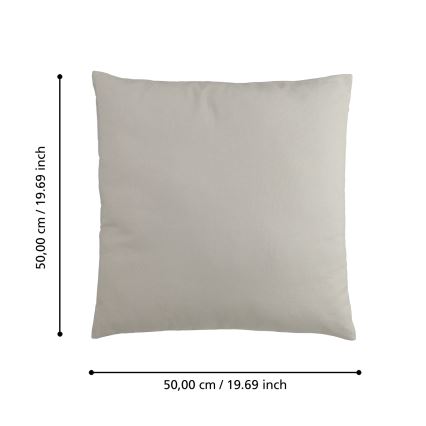 Eglo 420091 - Coussin décoratif ILES 50 x 50 cm gris