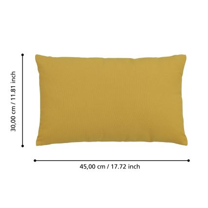 Eglo 420092 - Cuscino d'arredo ILES 30x45 cm giallo