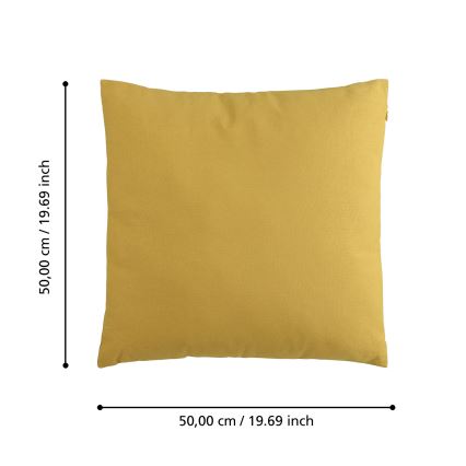 Eglo 420093 - Coussin décoratif ILES 50x50 cm jaune