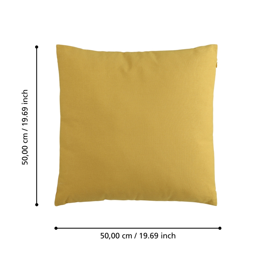 Eglo 420093 - Coussin décoratif ILES 50x50 cm jaune