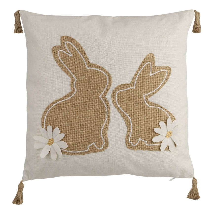 Eglo 420097 - Coussin décoratif CHEVERY 45x45 cm beige/marron