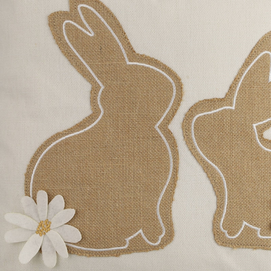 Eglo 420097 - Coussin décoratif CHEVERY 45x45 cm beige/marron