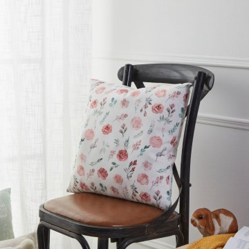 Eglo 420102 - Cuscino decorativo GEBENG 45x45 cm bianco/rosa
