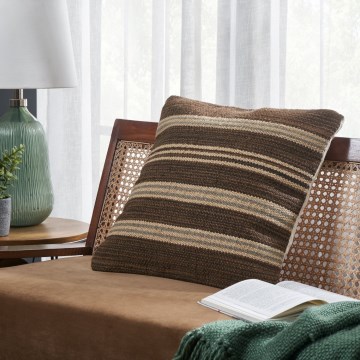 Eglo 420104 - Coussin décoratif CHEVERY 50 x 50 cm marron