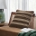 Eglo 420104 - Coussin décoratif CHEVERY 50 x 50 cm marron