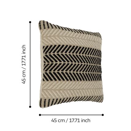 Eglo 420124 - Coussin décoratif CHEVERY 45x45 cm marron