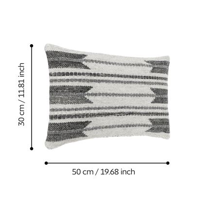 Eglo 420126 - Coussin décoratif CHEVERY 30x50 cm gris