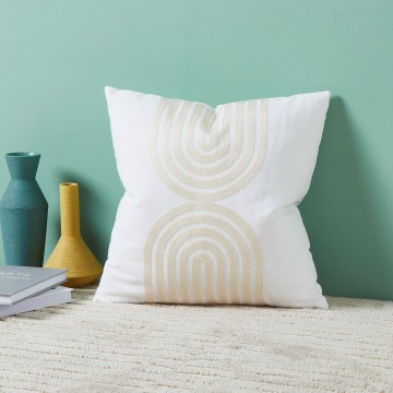 Eglo 420238 - Cuscino d'arredo BERHALA 45x45 cm bianco/beige