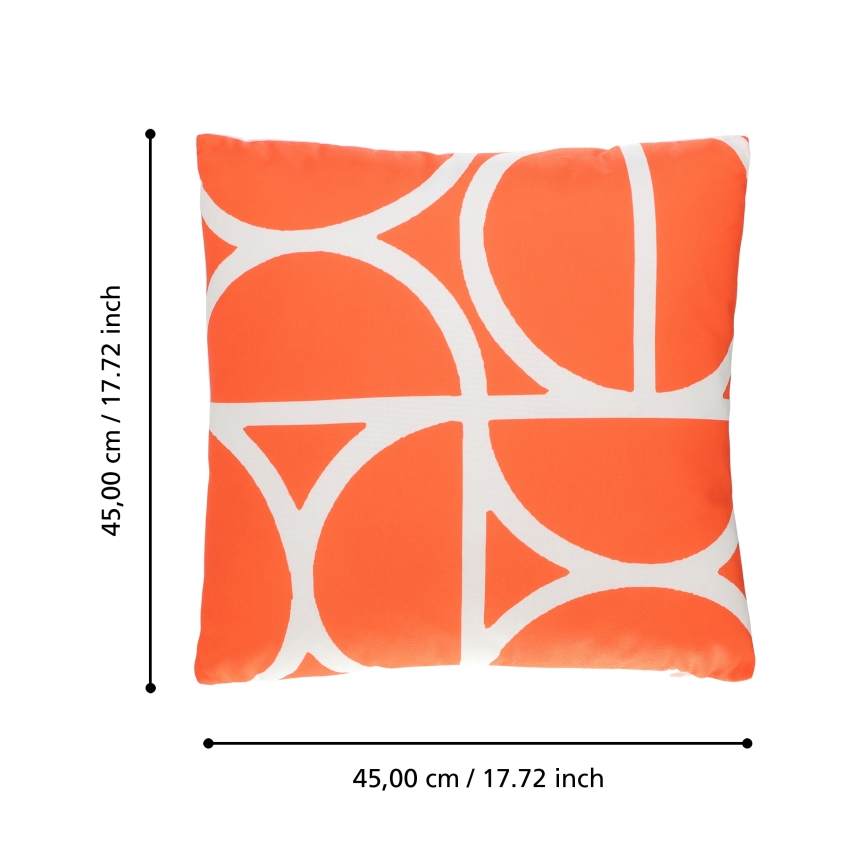 Eglo 420251 - Coussin décoratif TSUNAN 45x45 cm orange