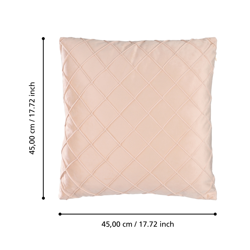 Eglo 420253 - Dekoratives Kissen SHOURA 45x45 cm rosa