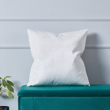 Eglo 420286 - Dekokissen SINGU 45 x 45 cm weiß