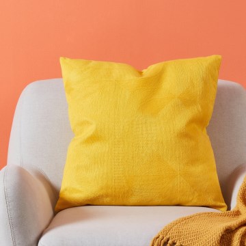 Eglo 420289 - Cuscino decorativo BERHALA 50x50 cm giallo
