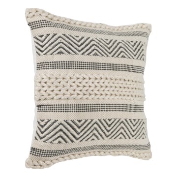 Eglo 420304 - Dekokissen MELUT 45x45 cm Creme/Schwarz