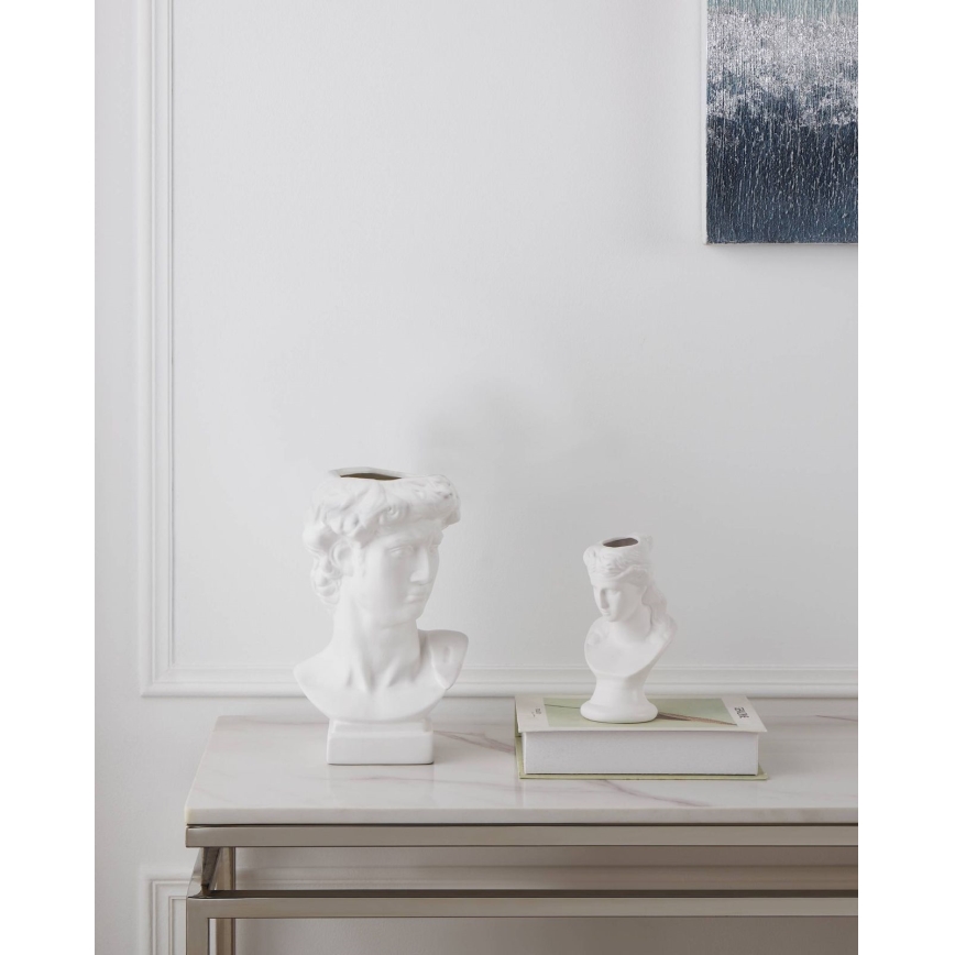 Eglo - Vaso in ceramica 26x16 cm bianco