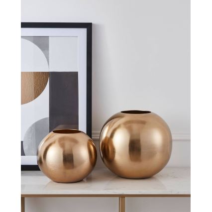 Eglo - Vaso in metallo 22,5x25 cm oro
