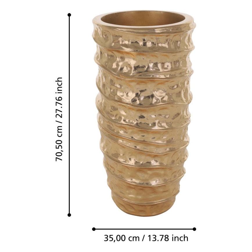 Eglo - Vaso 70,5x35 cm oro