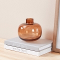 Eglo 421213 - Glasvase SIRANANA 11,8x13 cm, braun/rauchfarben