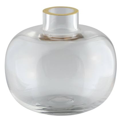 Eglo 421214 - Vaso in vetro SIRANANA 11,8x13 cm trasparente/dorato