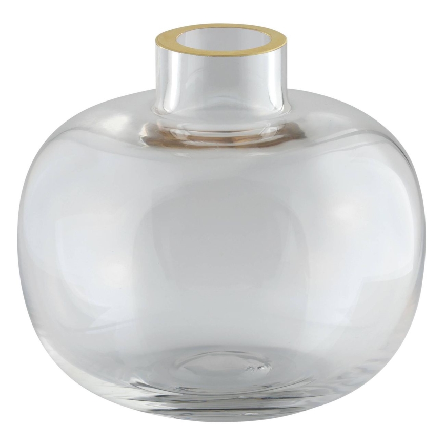 Eglo 421214 - Vaso in vetro SIRANANA 11,8x13 cm trasparente/dorato