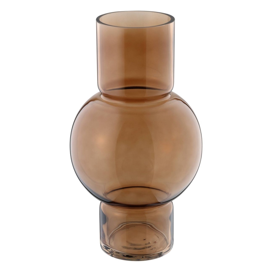 Eglo - Vase en verre 28x15,5 cm marron