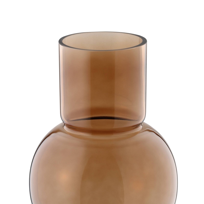 Eglo - Vase en verre 28x15,5 cm marron