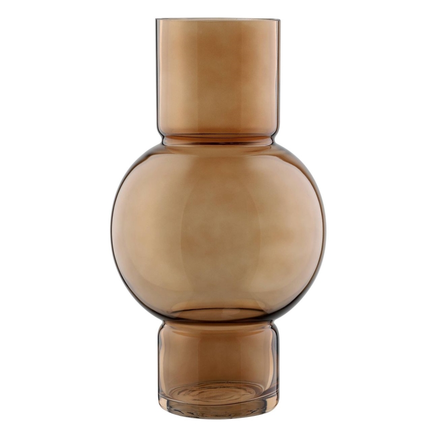 Eglo - Vase en verre 28x15,5 cm marron