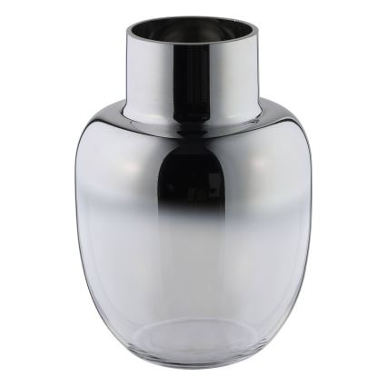 Eglo - Vaso di vetro 20x14 cm argento