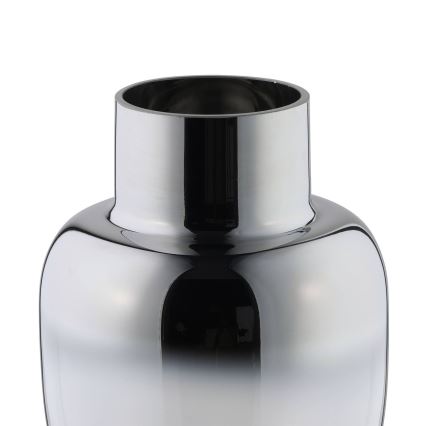 Eglo - Vaso di vetro 20x14 cm argento