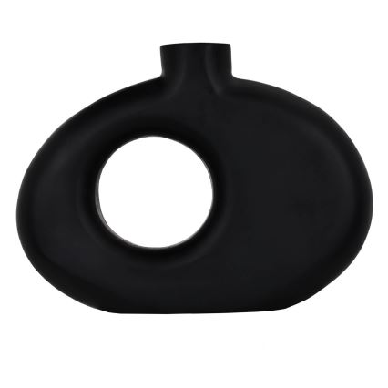Eglo - Vase en bois 18x25,5 cm noir