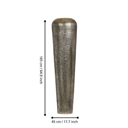 Eglo 421328 - Vase en métal MIYAZAKI 165x45 cm, finition bronze